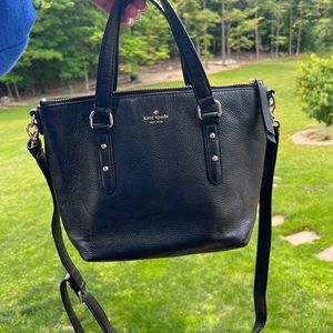Black Leather Kate Spade Purse